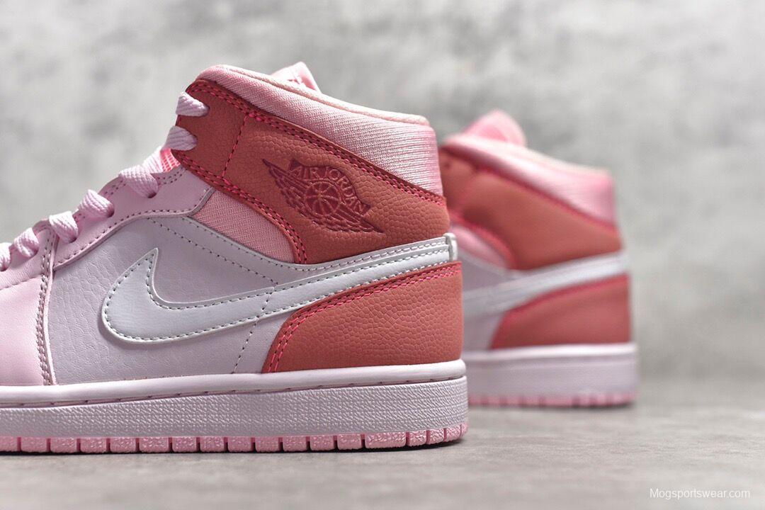 Air Jordan 1 Mid Digital Pink（woman）