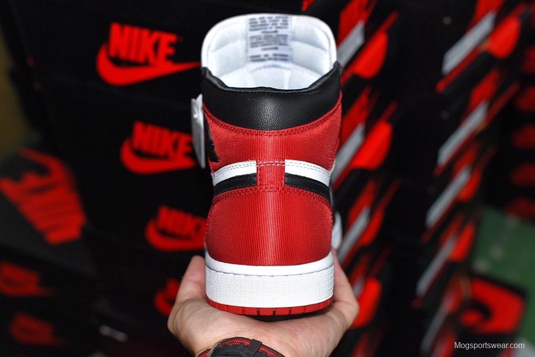 Air Jordan 1 Satin Black Toe