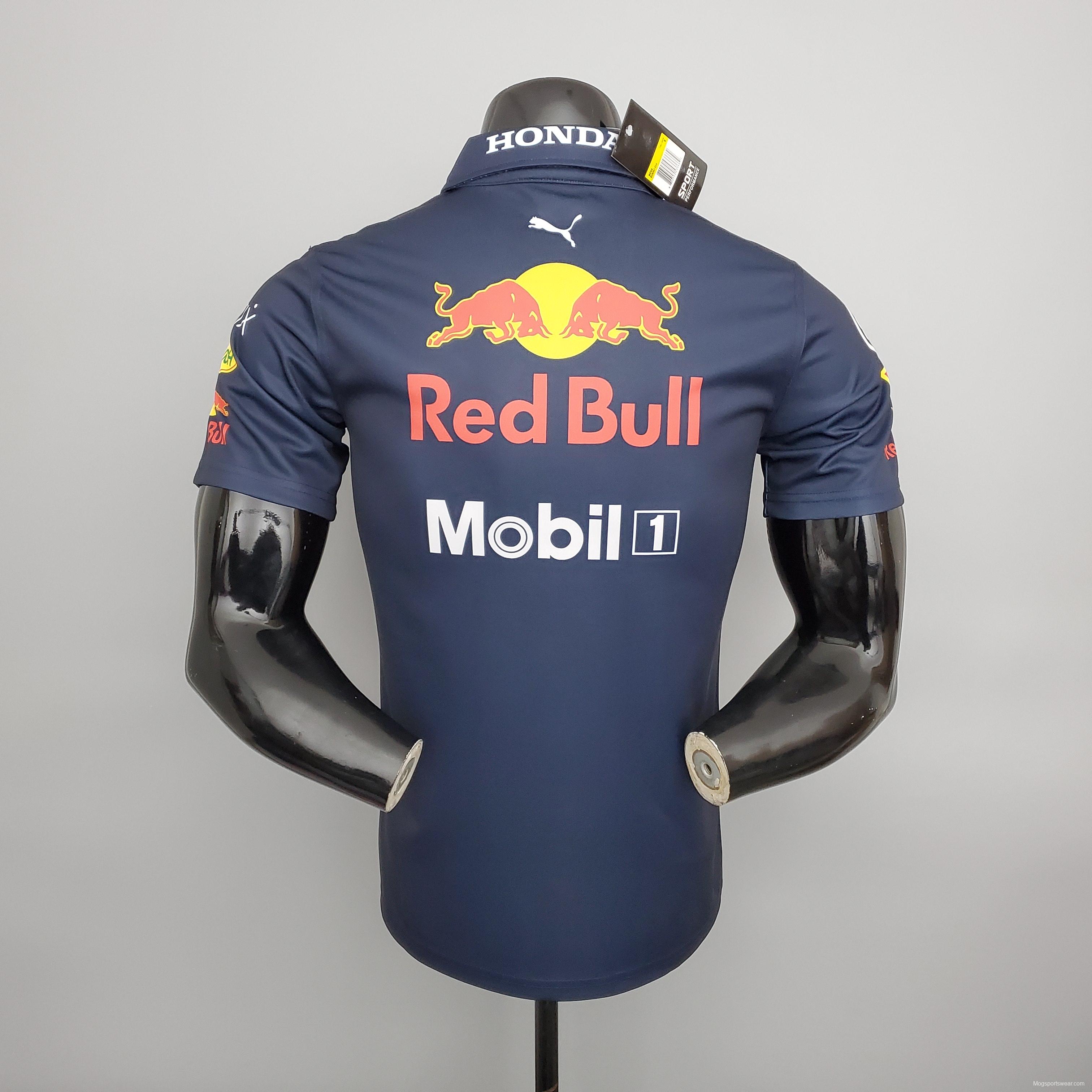 F1 Formula One racing suit; Honda Red Bull racing suit POLO Sapphire S-5XL