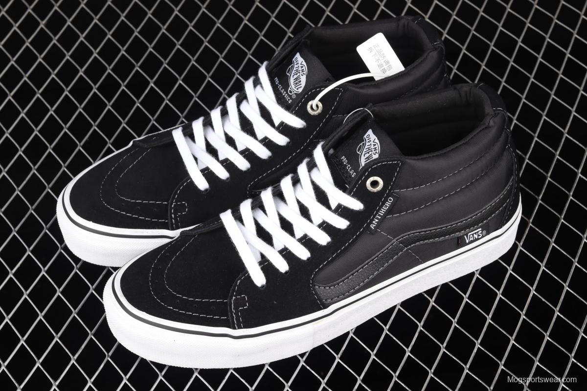 VN0A347UVGD of professional skateboard shoes with Vans Sk8-Mid Pro ANTIHERO cooperation fund