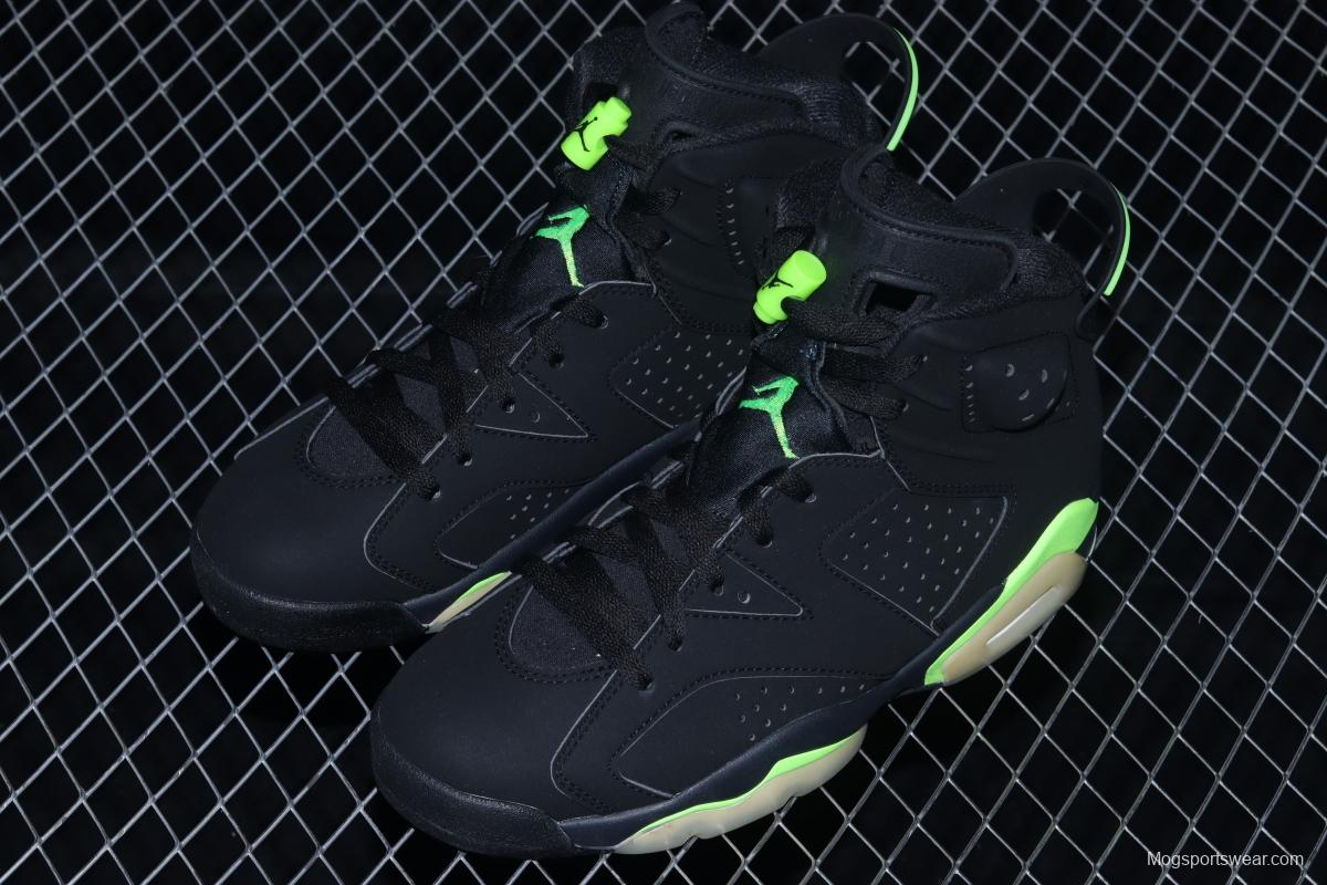 Air Jordan 6 Electric Green suede black green CT8529-003