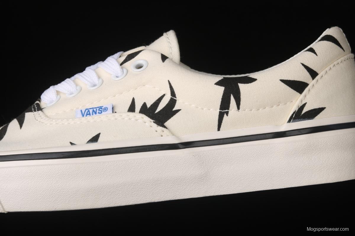 Vans Og Era Lx 2021 new high-end Korean version Baitai Maple Leaf White low-top board shoes VN0A4BVA01Z