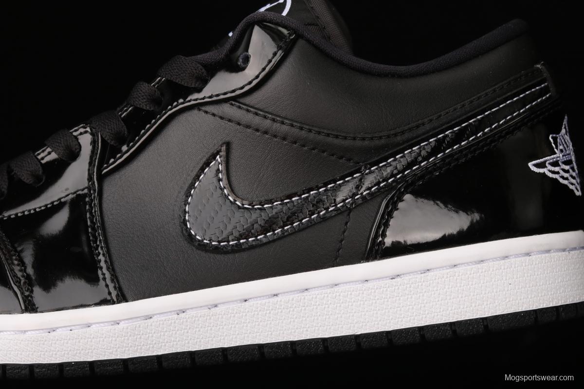 Air Jordan 1 Low ASW low-top all-Star patent leather black low-top basketball shoes DD1650-001