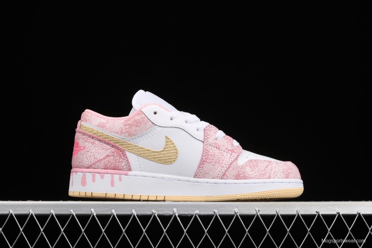 Air Jordan 1 Low GS low-top ice cream low-top basketball shoes CW7104-601