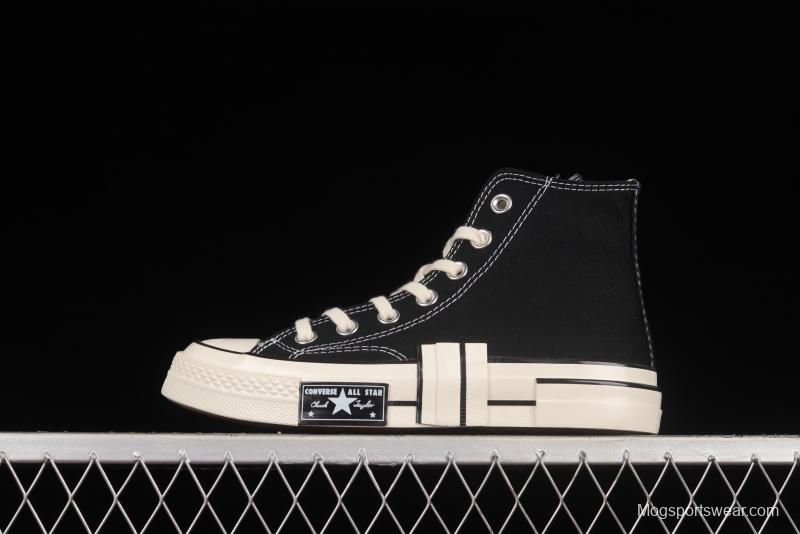 Converse 1970s x Rubber Patchwork latest rubber deconstruction series high-top sneakers AO2113C