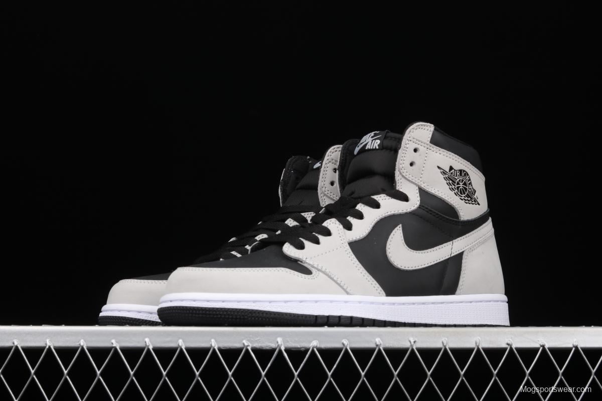 Air Jordan 1 High Gao Bang Gray Panda Shadow Gray 2.0 555088-035