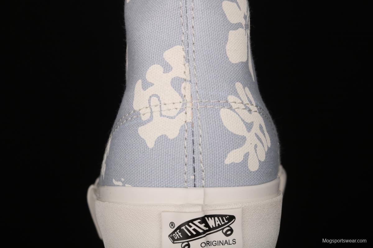 Vans Vault OG Style 24 Lx White Flower retro Joint style Zhongbang Leisure Board shoes VN0A5HUT4O6