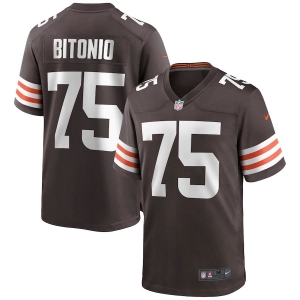 Men's Joel Bitonio Brown Player Limited Team Jersey