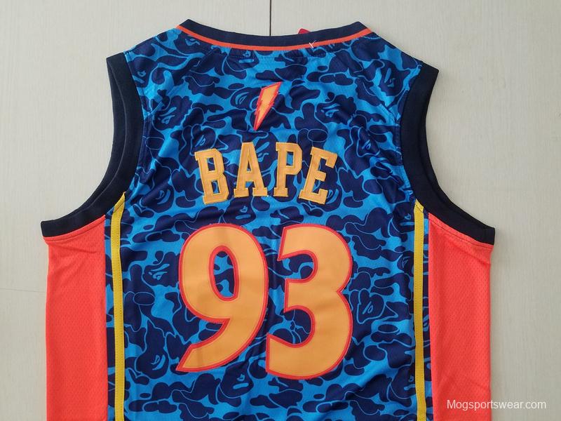 Men's No. 93 Fashion Edition Basketball Jersey