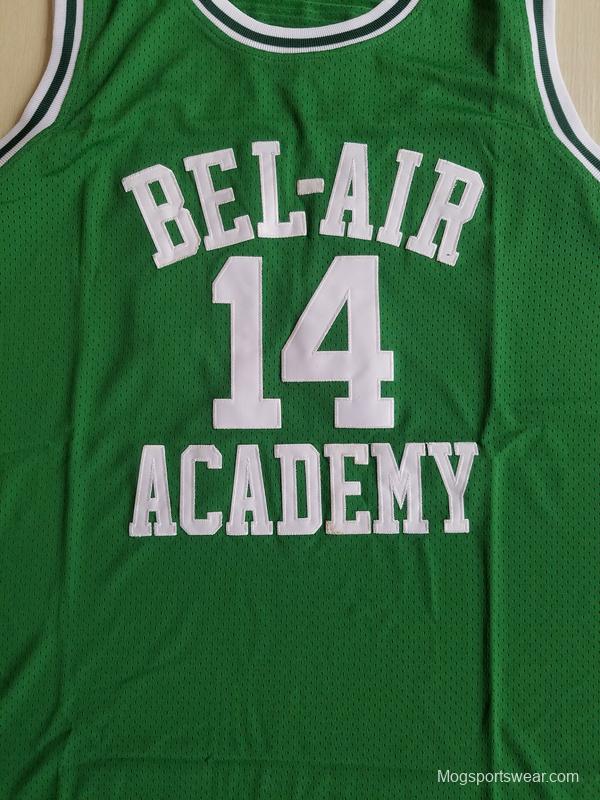 The Fresh Prince of Bel-Air Will Smith Bel-Air Academy Green Basketball Jersey