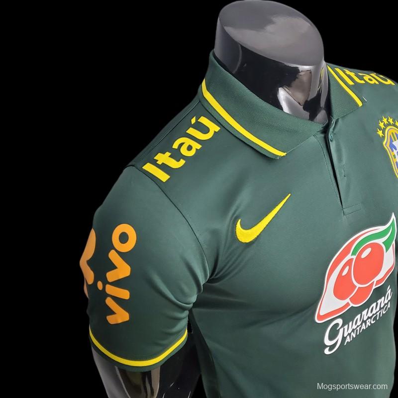 2022 POLO Brazil Pre-match Dark Green