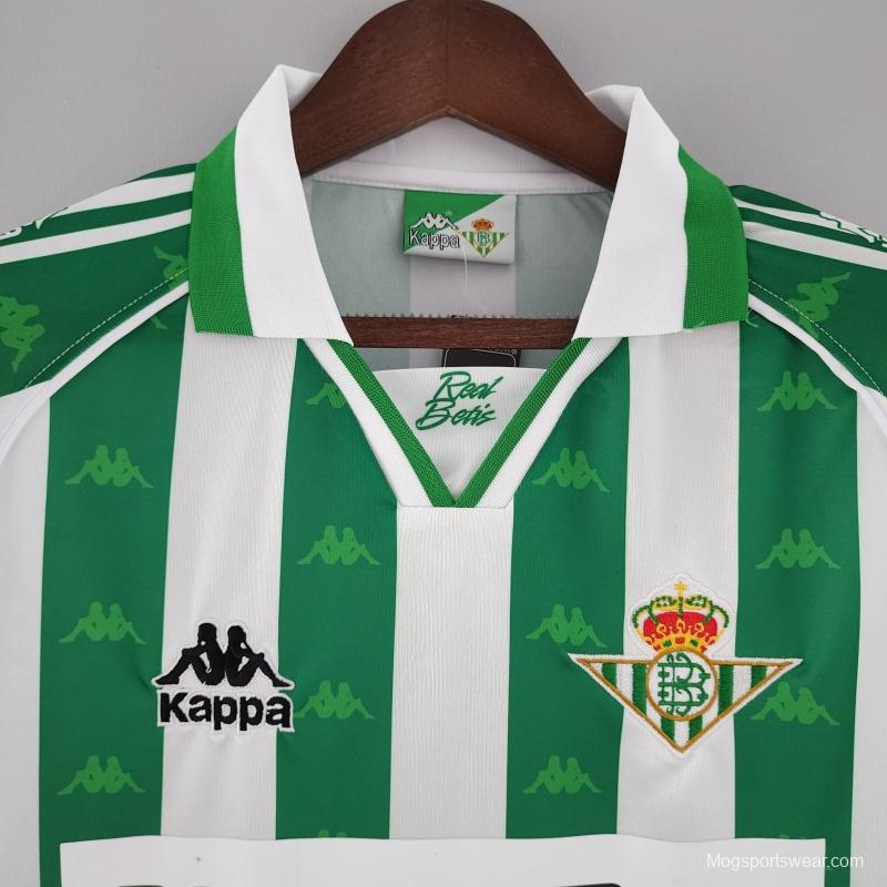 Retro Real Betis 96/97 Home  Soccer Jersey