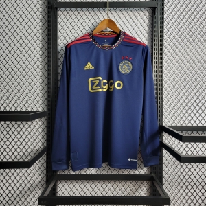 22/23 Long Sleeve Ajax Away Soccer Jersey