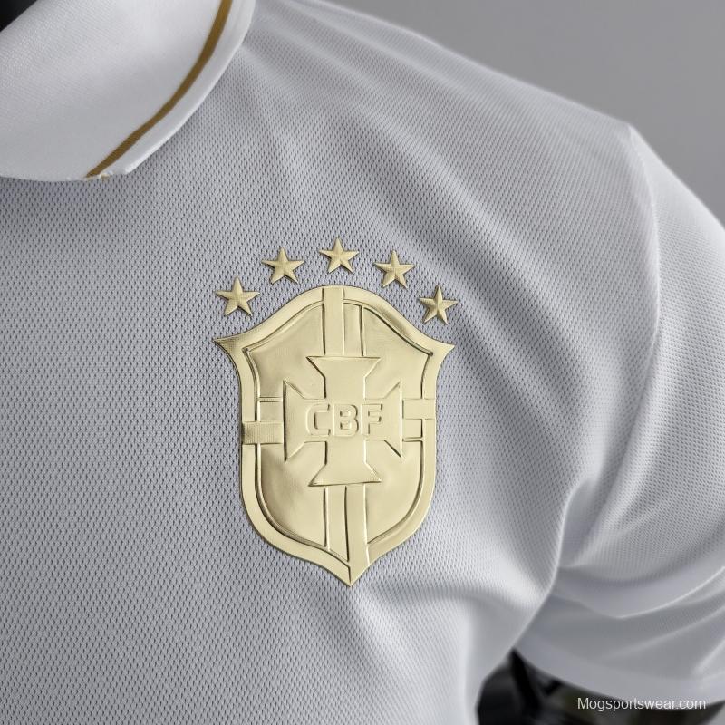 2022 POLO Brazil White Jersey