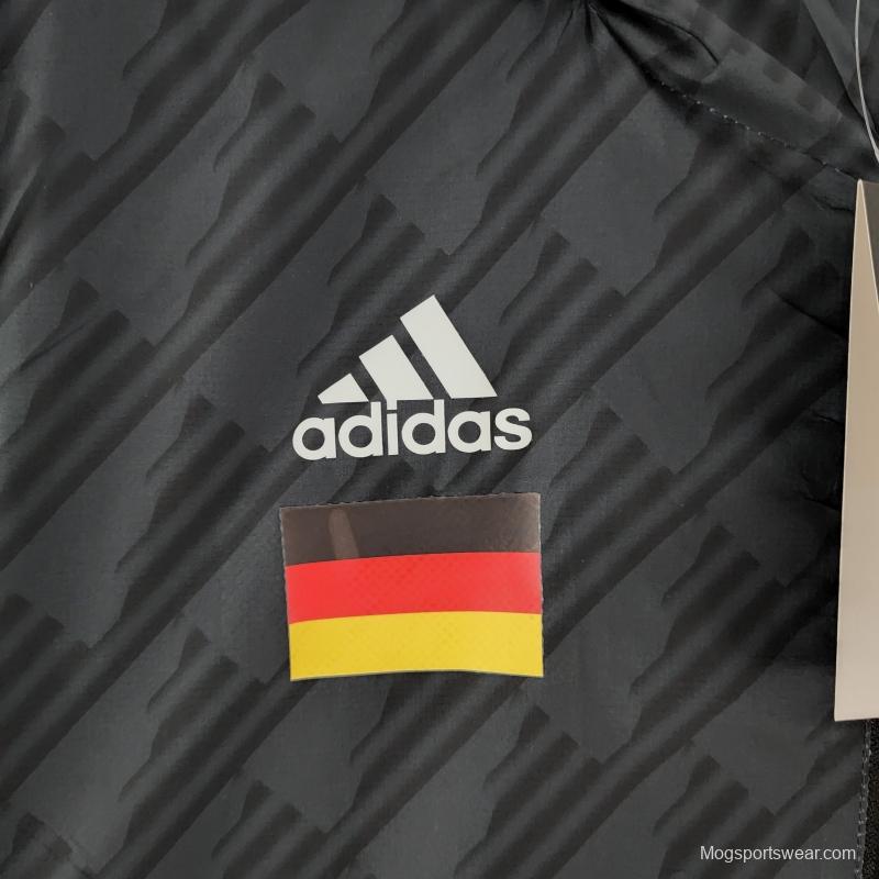 2022 Germany Windbreaker Black Red And White