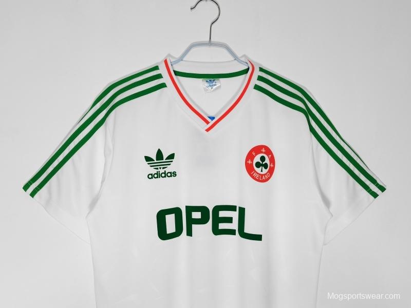 Retro 1990/92 Ireland Away Soccer Jersey