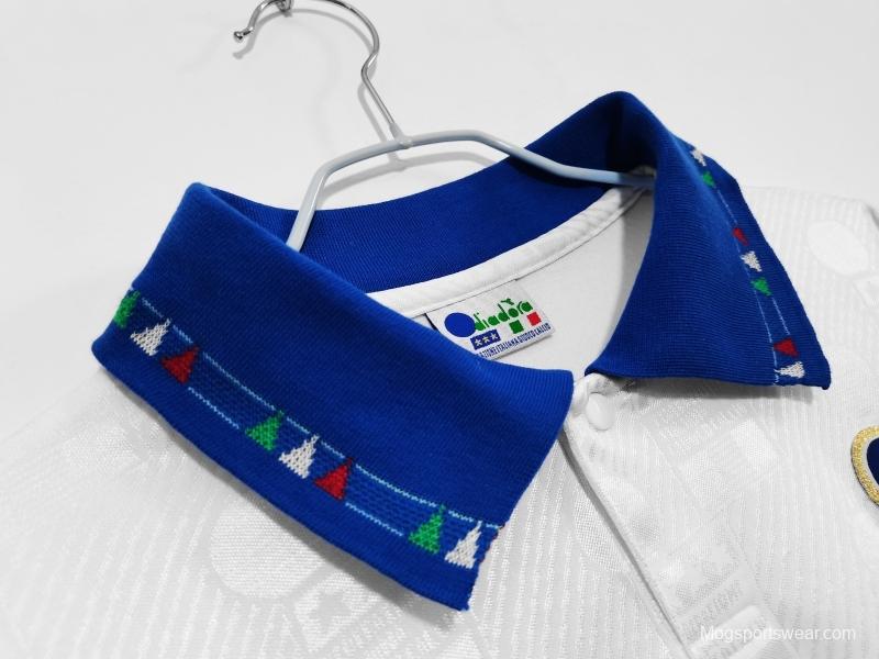 Retro 1994 Italy Away Soccer Jersey