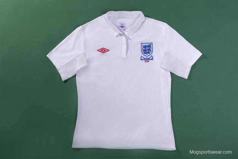 Retro 2010 England Home Soccer Jersey