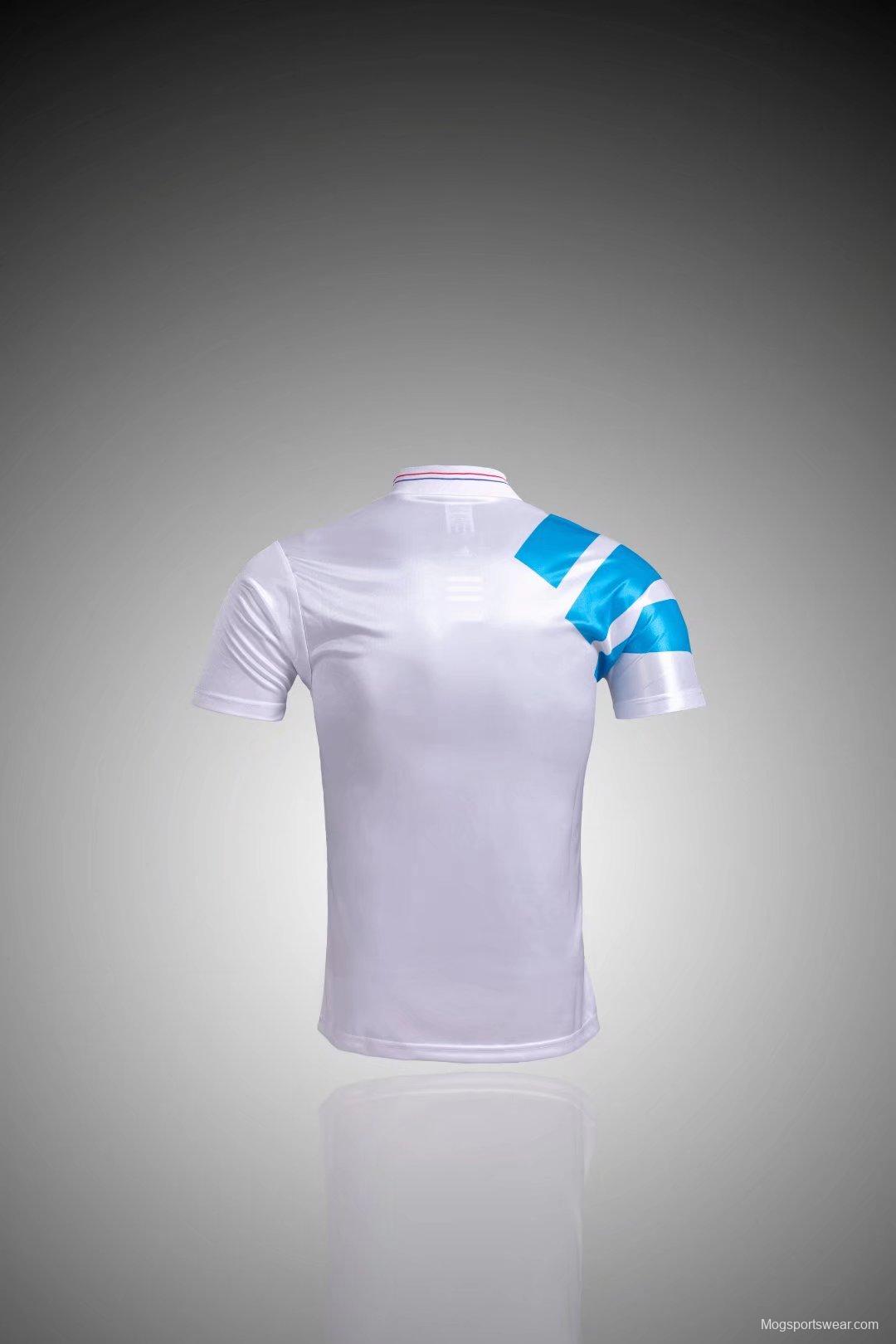 RETRO 92/93 Marseille Home Soccer Jersey