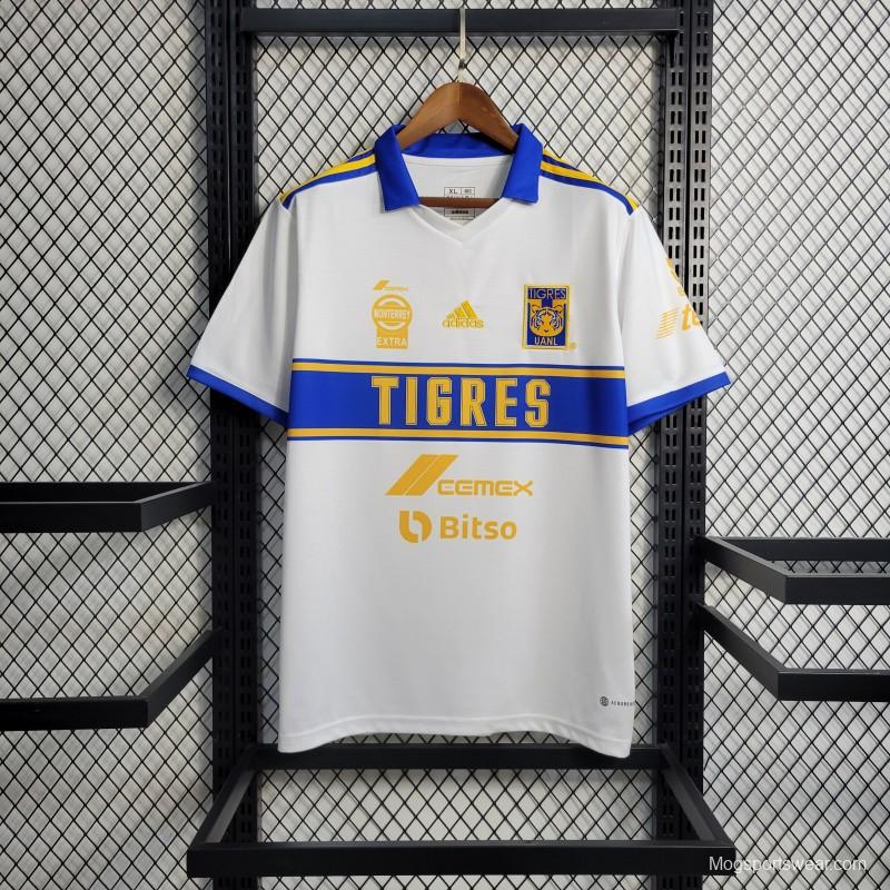 22-23 Tigres UANL Third White Jersey