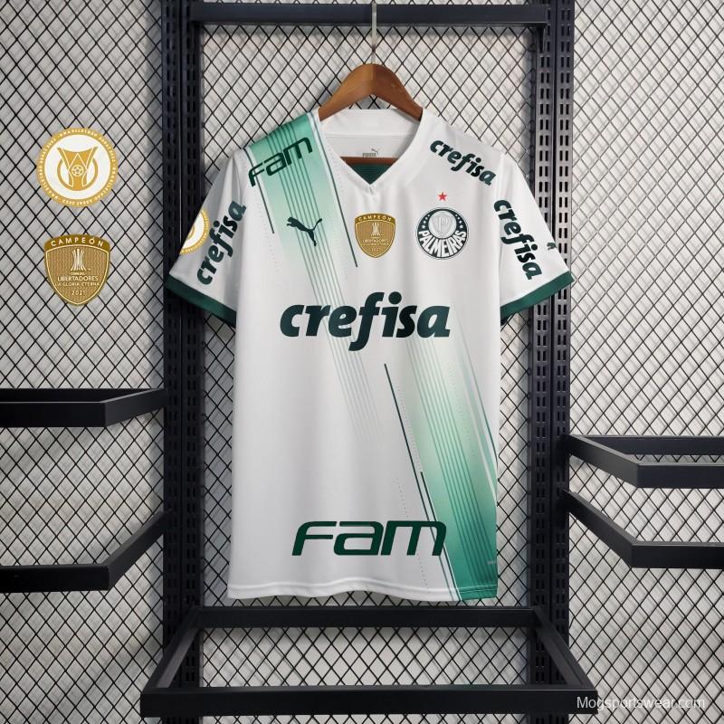 23/24 Palmeiras Away Jersey +With Full Sponsors+Patches