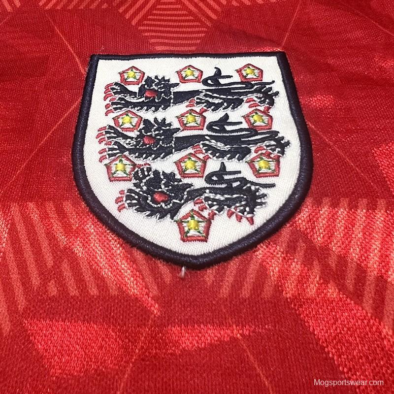 Retro 1990 England Red