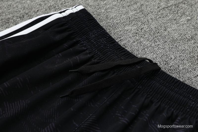 23-24 Juventus Black White Short Sleeve+Shorts