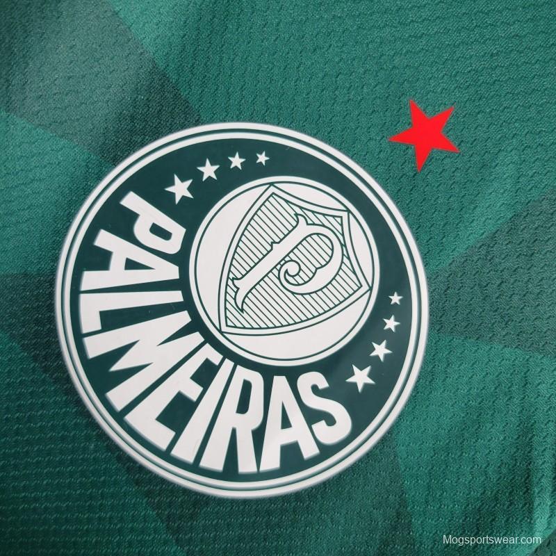 23-24 PALMEIRAS Home Long Sleeve Jersey