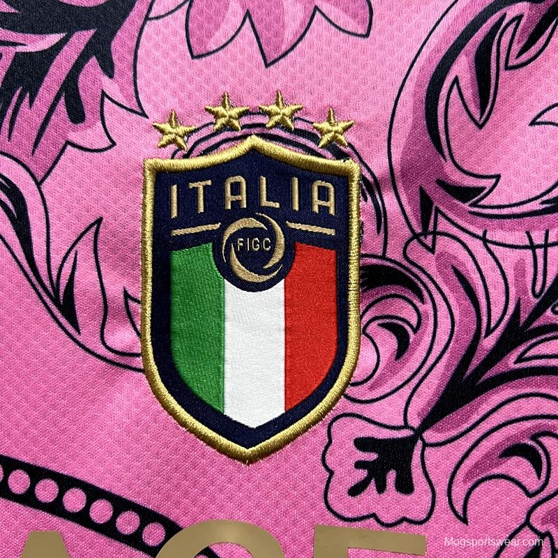 2023 Italy x Versace Special Edition PInk Jersey