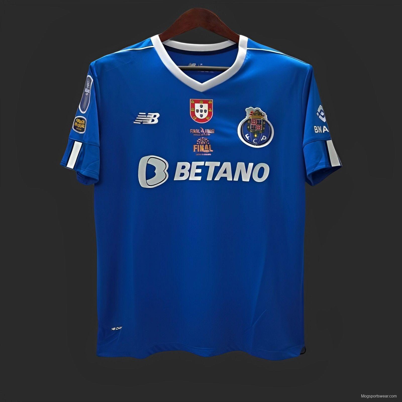 22/23 Porto Home Final Four Allianz Cup Jersey With Full Patch