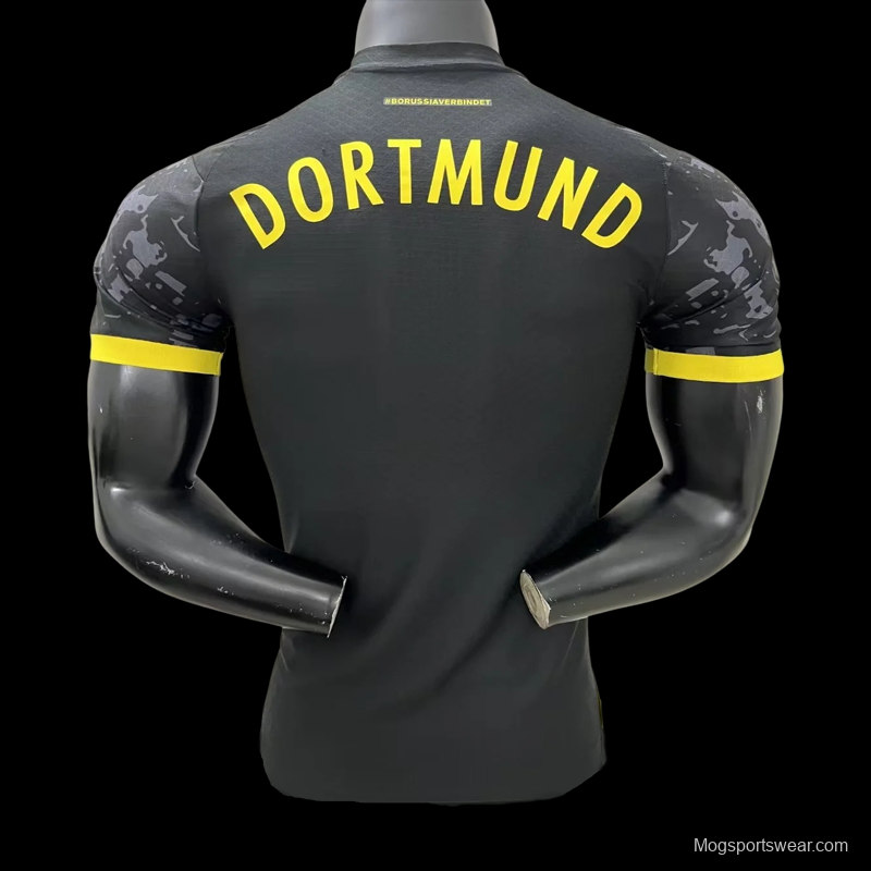 Player Version 23/24 Borussia Dortmund Away Black Jersey