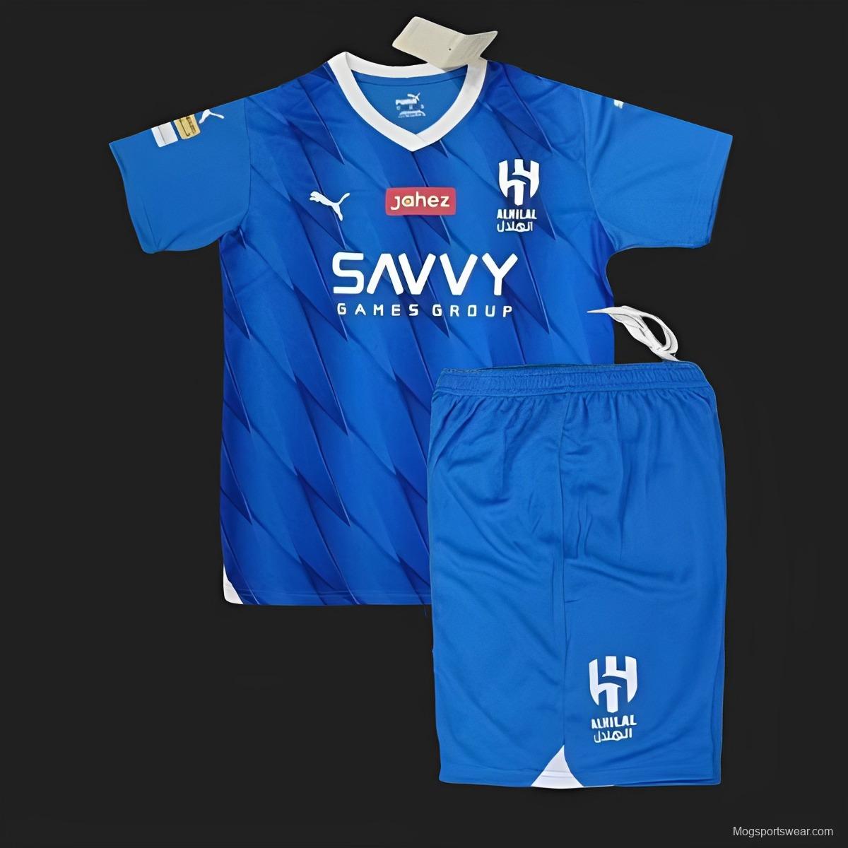 23/24 Kids AI-Hilal Home Jersey