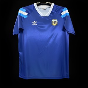 Retro 1991/93 Argentina Away Blue Jersey