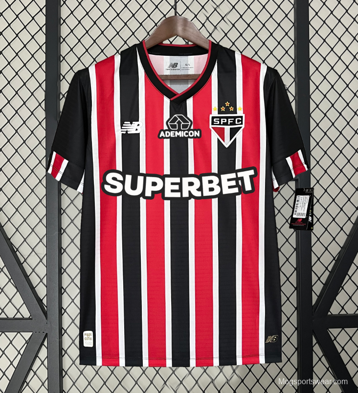 24/25 Sao Paulo Away Jersey + All Sponsors