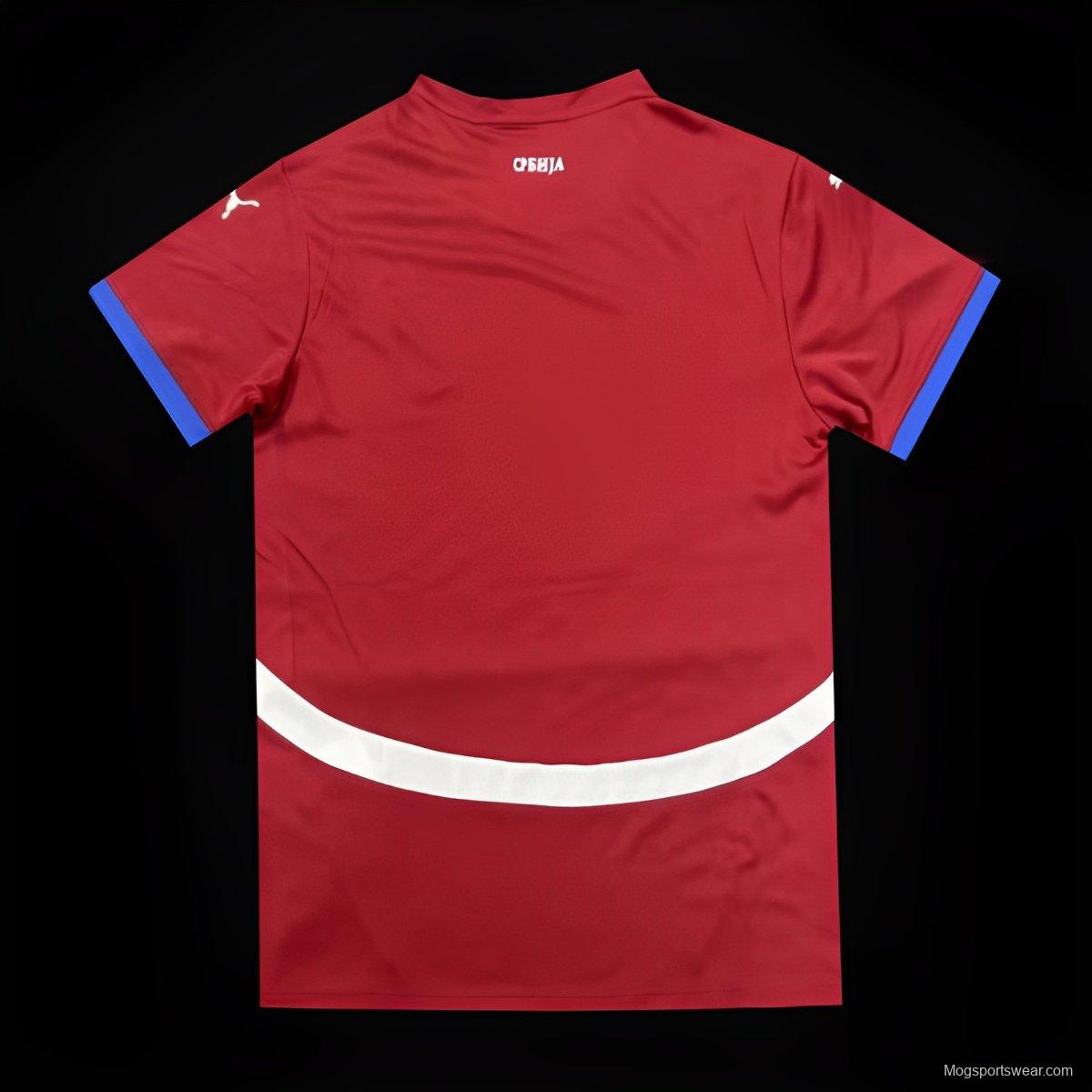 2024 Serbia Home Jersey