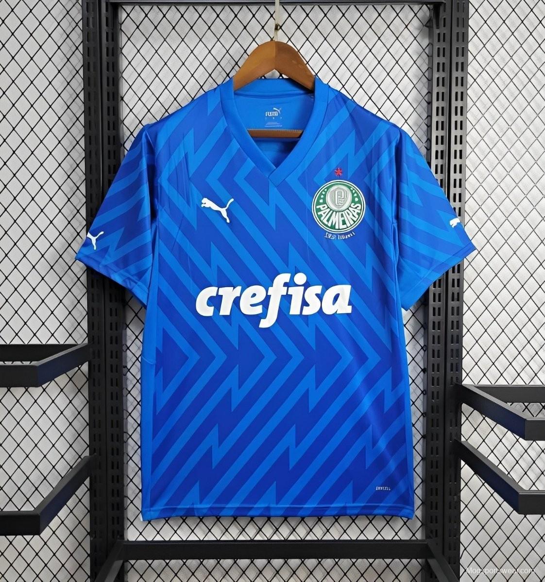 24/25 Palmeiras Goalkeeper Blue Jersey